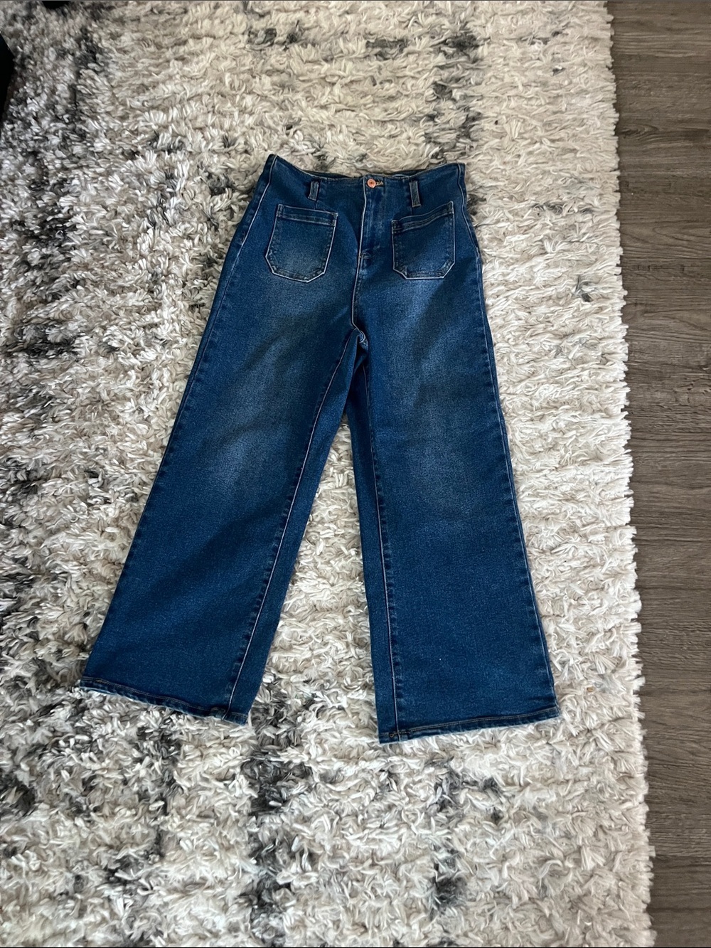 Express wide leg crop trouser Jeans